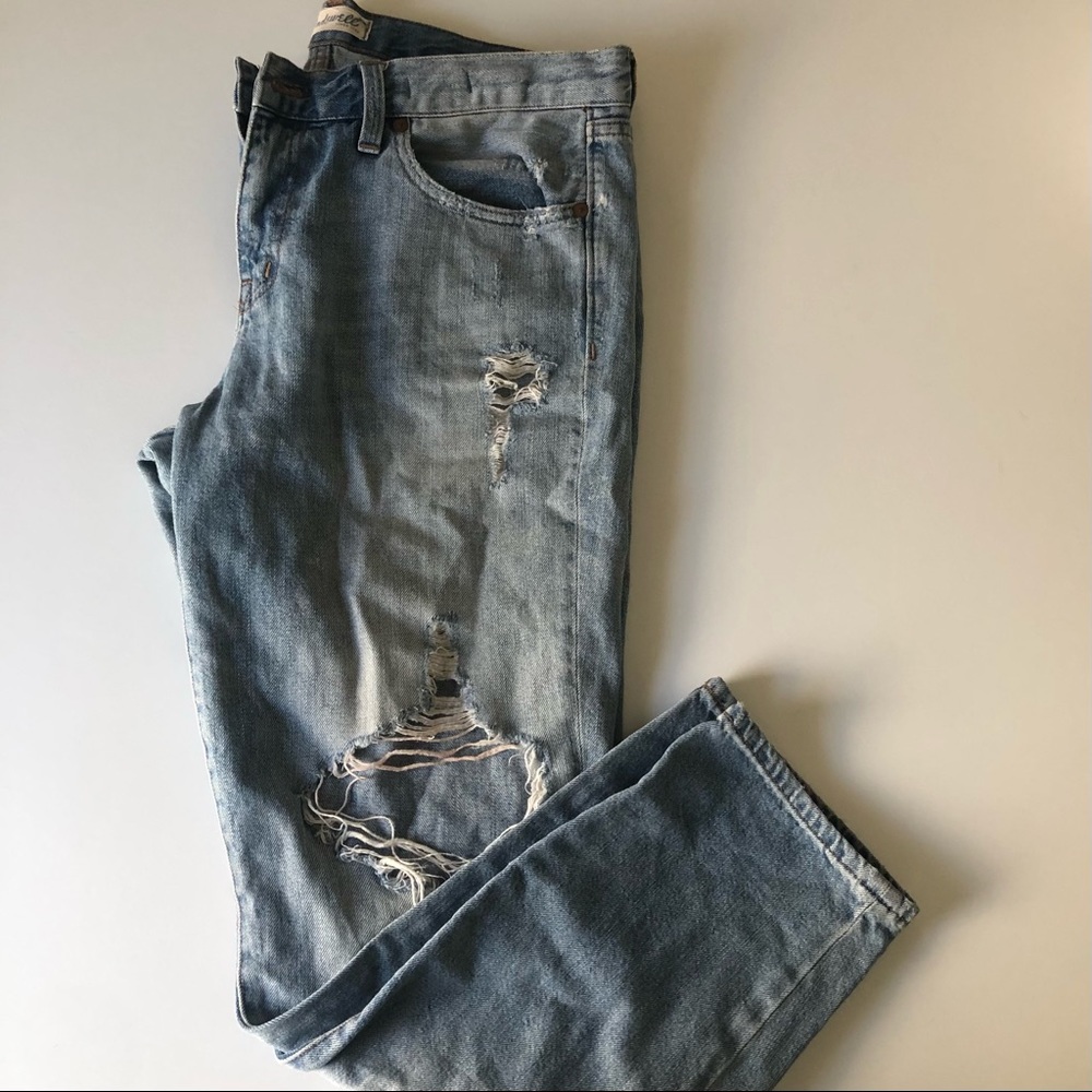 Rare heavily destructed Madewell Original BoyJean 100% cotton